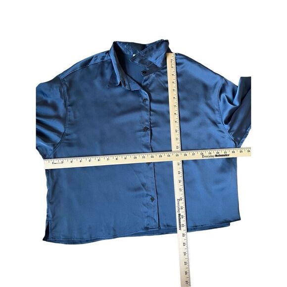 Abercrombie & Fitch Blue Dress Shirt - NWT - Picture 5 of 10